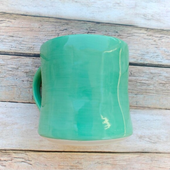 Anthropologie Initial Monogram “A” Mug Green - Picture 4 of 7